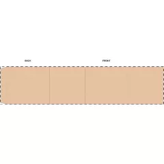 Niestandardowa papierowa opaska kraft
