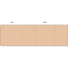 Niestandardowa papierowa opaska kraft