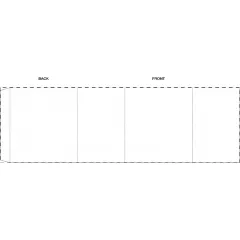 Niestandardowa papierowa opaska