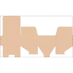 Niestandardowe pudełko z tektury falistej kraft