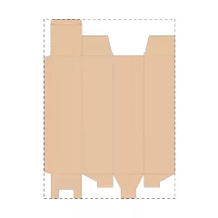 Niestandardowe pudełko z tektury falistej kraft