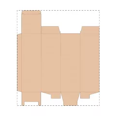 Niestandardowe pudełko z tektury falistej kraft