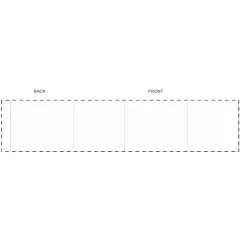 Niestandardowa papierowa opaska