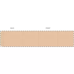 Niestandardowa papierowa opaska kraft