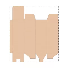 Niestandardowe pudełko z tektury falistej kraft