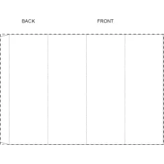 Niestandardowa papierowa opaska