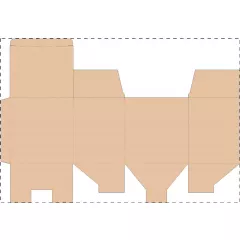 Niestandardowe pudełko z tektury falistej kraft