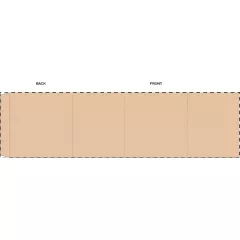 Niestandardowa papierowa opaska kraft