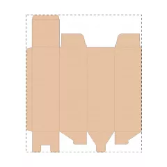 Niestandardowe pudełko z tektury falistej kraft