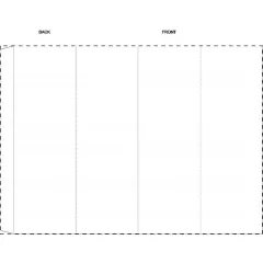 Niestandardowa papierowa opaska