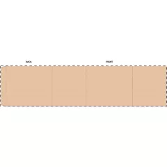 Niestandardowa papierowa opaska kraft