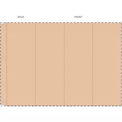 Niestandardowa papierowa opaska kraft