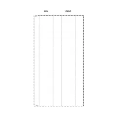 Niestandardowa papierowa opaska