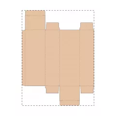 Niestandardowe pudełko z tektury falistej kraft