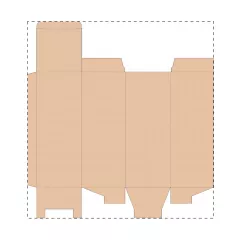 Niestandardowe pudełko z tektury falistej kraft