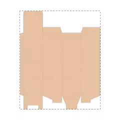 Niestandardowe pudełko z tektury falistej kraft