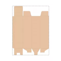 Niestandardowe pudełko z tektury falistej kraft