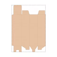 Niestandardowe pudełko z tektury falistej kraft