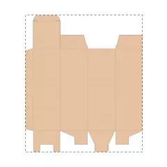 Niestandardowe pudełko z tektury falistej kraft