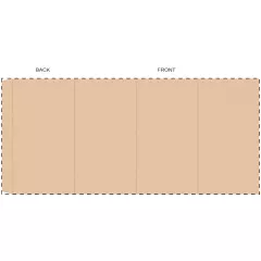 Niestandardowa papierowa opaska kraft