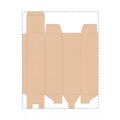 Niestandardowe pudełko z tektury falistej kraft