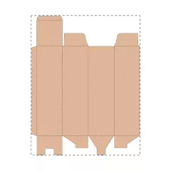 Niestandardowe pudełko z tektury falistej kraft