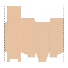 Niestandardowe pudełko z tektury falistej kraft