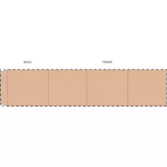 Niestandardowa papierowa opaska kraft