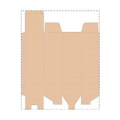 Niestandardowe pudełko z tektury falistej kraft