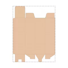 Niestandardowe pudełko z tektury falistej kraft