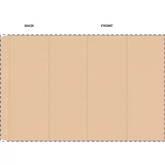 Niestandardowa papierowa opaska kraft