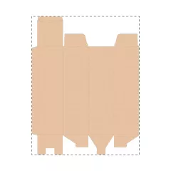 Niestandardowe pudełko z tektury falistej kraft