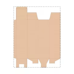 Niestandardowe pudełko z tektury falistej kraft