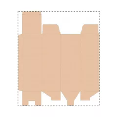 Niestandardowe pudełko z tektury falistej kraft