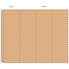 Niestandardowa papierowa opaska kraft