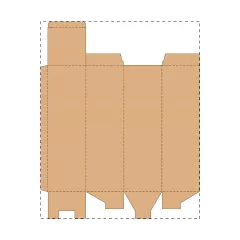 Niestandardowe pudełko z tektury falistej kraft