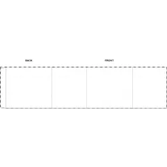 Niestandardowa papierowa opaska