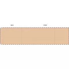 Niestandardowa papierowa opaska kraft