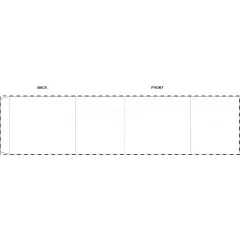 Niestandardowa papierowa opaska