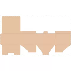 Niestandardowe pudełko z tektury falistej kraft