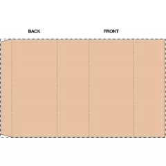 Niestandardowa papierowa opaska kraft