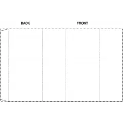 Niestandardowa papierowa opaska