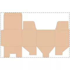 Niestandardowe pudełko z tektury falistej kraft