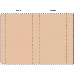 Niestandardowa papierowa opaska kraft