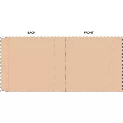 Niestandardowa papierowa opaska kraft