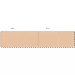 Niestandardowa papierowa opaska kraft