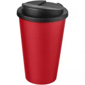 Czarny-Czerwony - Americano® 350 ml tumbler with spill-proof lid