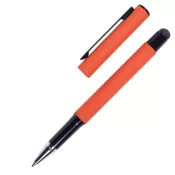 pomarańczowy - Pióro kulkowe touch pen soft touch CELEBRATION Pierre Cardin
