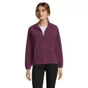 Polar damski rozpinany 300 g/m² Sol's NORTH WOMEN Burgundy