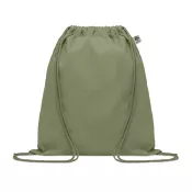 Torba z bawełny organicznej 140 g/m² YUKI COLOUR Zielony